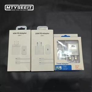 UK US EU Günstige 45W USB-C PD Ladegerät und Kabel für Samsung Adapter - Product Image 5