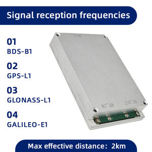 Module de spoofing de navigation <span class=keywords><strong>GPS</strong></span> BDS GLONASS Galileo 4 canaux, suppresseur de <span class=keywords><strong>signal</strong></span> d'interférence FPV, portée de 2 km, fonctionnement 24h - Product Image 1