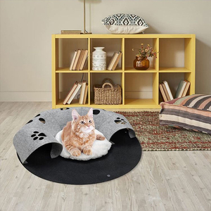 Shengfeng Nieuw Ontwerp <span class=keywords><strong>Tunnel</strong></span> Kat Bed Donut Handgemaakte Duurzame Comfortabele Grappige Huisdier Kiekeboe Kat Grot - Product Image 2