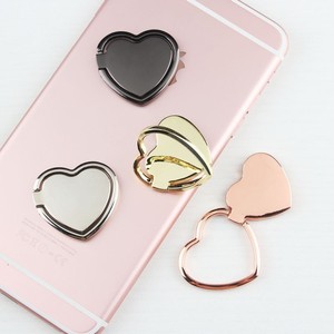 Heart-Shaped Phone Holder Metal 360 Degree Rotating Universal Stand For Desk Use - Product Image 1