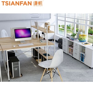 Executive Liefern Lange Künstliche Stein Möbel Größe Mit Buch Für 2 Regal Computer Tisch Foto Einfache Büro Schreibtisch - Product Image 3