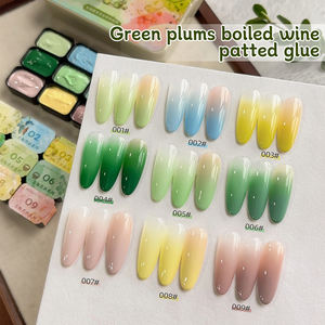 Vente en gros de vernis à ongles sans hema de haute qualité, palette de crème gelée solide, série de couleurs, vernis gel uv - Product Image 5