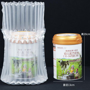 Bolsa de Columna de Aire Transparente de HDPE al por Mayor, Envoltura de Burbujas Antichoque, Embalaje Protector Reciclable para Botellas - Product Image 3
