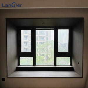 Fenêtres en <span class=keywords><strong>baie</strong></span> en verre trempé insonorisées au design moderne Cadre en aluminium étanche pour salle de bain - Product Image 4