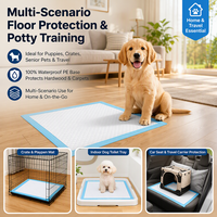 Tapis absorbants jetables pour chiens, super absorbants, pour l'apprentissage de la propreté des chiots, épais, anti-fuites, avec contrôle des odeurs pour chiens et chats
