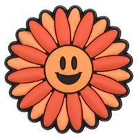 Schoencharms groothandel goedkope fabrieksprijs PVC zachte klompschoen charme decoratie op maat kinderschoen bloemencharms