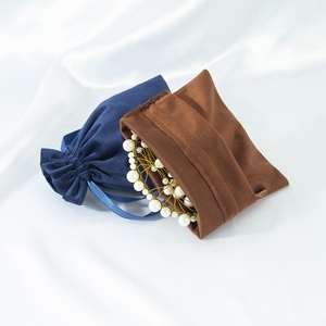 Meilleur Sac d'Emballage en Velours Pochette à Bijoux Personnalisée avec Logo Sac à Cordon pour Bijoux Fabricant d'Emballages - Product Image 2