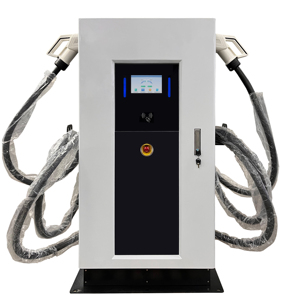 Estación de Carga para Vehículos Eléctricos de Corriente Continua de 40kw 60kW 80kW, de Doble Conector, Montada en el Suelo, con Protección IP54, para Vehículos Eléctricos de Uso Pesado - Product Image 1