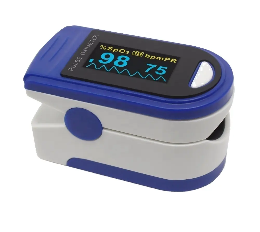 4 Directions Blue Color Jumper OLED Display Fingertip Pulse Oximeter JDP-500C