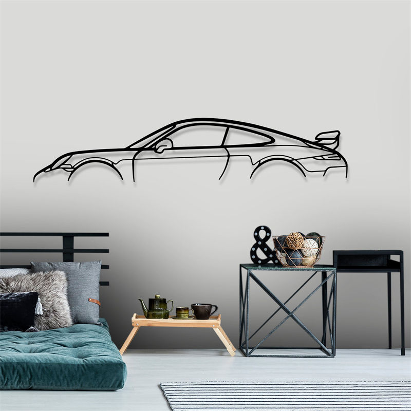 Adesivo Auto Metallico 3D Nero Stile Sportivo - Decorazione Autoadesiva - Foto 4