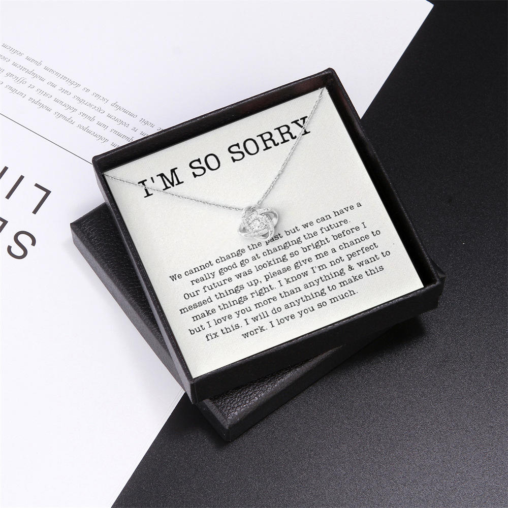 สร้อยคอ+กล่องของขวัญการ์ด