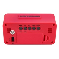 Réveil électronique silencieux multifonctionnel et tendance pour étudiants, mini, intelligent, à commande vocale, lumineux
