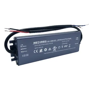 超薄驱动器PFC>0.95 EMC EMI交流175-277v dc12v 24v 36v 48v 60-500w 60w防水发光二极管驱动器电源