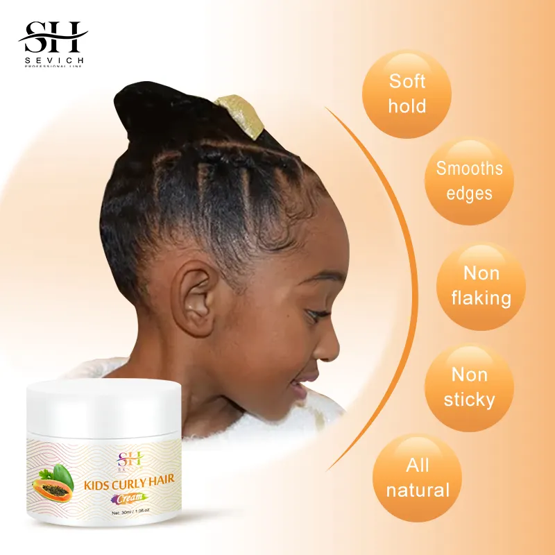 Private Label Wholesale Kids Hair Care Set Custom Curly Black Kids Hair Products