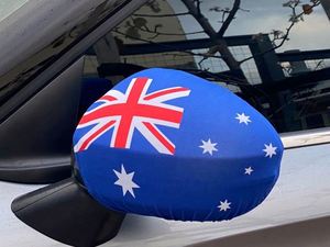 Venta al por Mayor Promocional de Fundas para Espejos Retrovisores de Coche con Estampado de Sublimación Premium de la Bandera de Palestina y los Colores de la Bandera Nacional de Palestina - Product Image 5