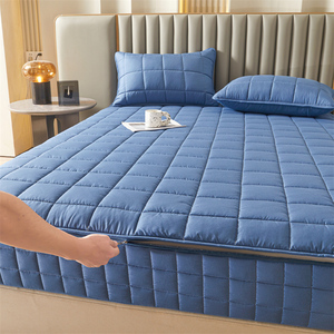 Protector de Colchón Impermeable y Antimanchas, Color Sólido, <span class=keywords><strong>para</strong></span> Hotel u Hogar, Tamaño Queen, Personalizable, Venta al Por Mayor - Product Image 2