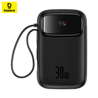 Baseus Q Electricity 2 Power Bank d'occasion 95% Neuf 10000mAh Chargeur Portable Haute Capacité Charge Rapide pour Smartphones