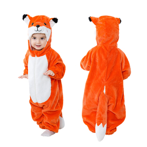 TONWHAR per bambini costume <span class=keywords><strong>di</strong></span> halloween vestito a forma <span class=keywords><strong>di</strong></span> volpe costumi per bambini un pezzo tuta - Product Image 1