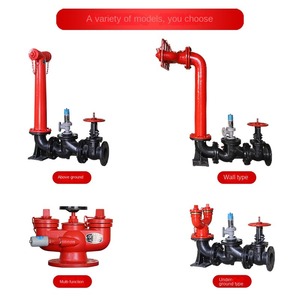 Adaptateur de raccordement mural pour hydrant d'incendie SQB160 DN15 en fonte durable pour les incendies de classe A et B - Product Image 4
