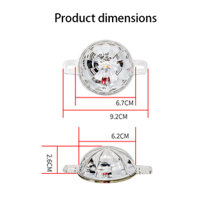 Faro de vehículo eléctrico de motocicleta <span class=keywords><strong>LED</strong></span> modificado con láser antivaho y lámpara de freno luces de Chasis de coche de advertencia - Product Image 2