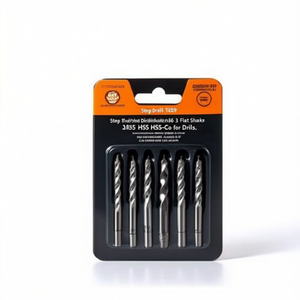 <b>Step</b> <b>Drill</b> Bit TA1059 Nitrided Through Hole 3 Flat Shanks DIN338 HSS HSS-Co for <b>Drills</b> - Product Image 2