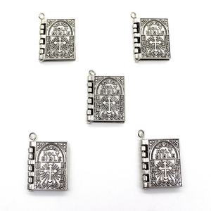 Mini Bible religieuse ouvrable avec verset biblique, porte-clés, accessoires chrétiens, pendentif livre biblique, collier pour hommes et femmes - Product Image 2
