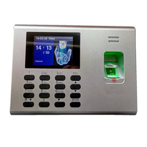 ZK K40-Grabadora de reloj de tiempo, máquina de sistema de asistencia con batería de respaldo, huella dactilar y tarjeta de perforación - Product Image 3