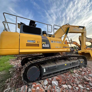 Pelleteuse d'occasion Komatsu PC450 de marque japonaise de 45 tonnes avec moteur de haute qualité, pompe de boîte de vitesses, pompe, prix compétitif - Product Image 1