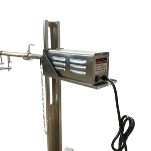 Gril de rôtissage extérieur en acier inoxydable, étanche et résistant à la corrosion, <span class=keywords><strong>pour</strong></span> barbecue au charbon de bois, avec moteur 30 W et trépied, <span class=keywords><strong>pour</strong></span> rôtir le <span class=keywords><strong>cochon</strong></span> - Product Image 4