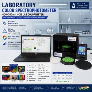 Espectrofotómetro de Color de Laboratorio 400-700nm, Colorímetro CIE para Investigación y Pruebas de Calidad - Product Image 5