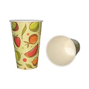 Vaso de Papel Desechable de 16oz para Bebidas Frías, Café, Leche, Té, Jugos de Frutas, Personalizado con Impresión, Venta al Por Mayor para Verano - Product Image 5
