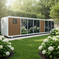 Abri de jardin isolé préfabriqué, studio de jardin, bureau modulaire moderne, design résistant aux intempéries, installation facile