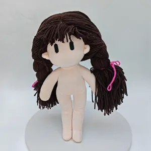 Boneca de pelúcia personalizada de fábrica, dreadlocks de anime adoráveis de 20 cm e 30 cm, bonecas de pelúcia de pernas longas para meninas e crianças