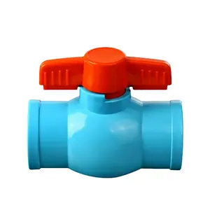 Control Ball Valves of "1/2" to "4" Bell mouth ball valve Farm Irrigation PVC Ball Valve