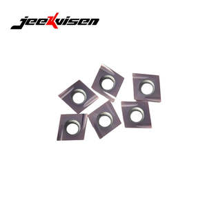 Jeekvisen CCGT0602 02L/R-U JM115PP Plaque d'outil de tournage en fonte Insert en carbure efficace pour l'emballage de boîte de pièce en acier - Product Image 4