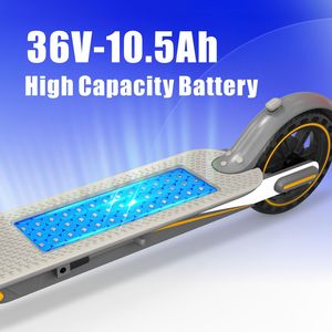 Monopattino Elettrico per Adulti, Motore da 350W, Pneumatici Solidi da 8.5'', E-Scooter Pieghevole per Pendolari con Sistema di Frenata Doppio e App - Product Image 5