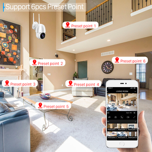 2MP tuya PTZ an ninh wifi máy ảnh với tự động theo dõi và colorvu tầm nhìn ban đêm tuya 2MP Wifi Bullet Máy ảnh - Product Image 5