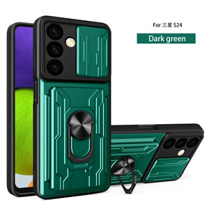 Étui Portefeuille Magnétique pour Voiture avec Support Anneau <span class=keywords><strong>Coulissant</strong></span> et Fenêtre pour Cartes pour Samsung Galaxy S26/S26 Plus/S26 Ultra/A37/A57 - Product Image 5