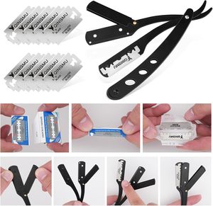 Kits de <span class=keywords><strong>barbe</strong></span> pour hommes sous marque privée, Outils de coiffage de la <span class=keywords><strong>barbe</strong></span>, 10 lames à double tranchant, Crayon à <span class=keywords><strong>barbe</strong></span>, Peigne à <span class=keywords><strong>barbe</strong></span> et Ciseaux en acier inoxydable - Product Image 4