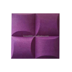 2025 phong cách mới 3D Damask mô hình bảng điều khiển âm thanh trang trí tường PE Bọt âm thanh hấp thụ thiết bị phòng thu không thấm nước cho trung tâm mua sắm - Product Image 5