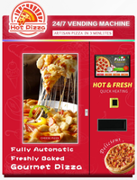 Machine à pizza automatique entièrement automatisée pour l'extérieur, fabrication directe en usine, machine à pizza automatique
