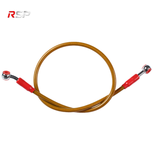 Nuovo <span class=keywords><strong>Tubo</strong></span> <span class=keywords><strong>Freno</strong></span> <span class=keywords><strong>Moto</strong></span> ad Alta Pressione in Nylon Intrecciato con Acciaio PVC 70MPa 3.2mm ID Universale 50 60 90CM - Product Image 5