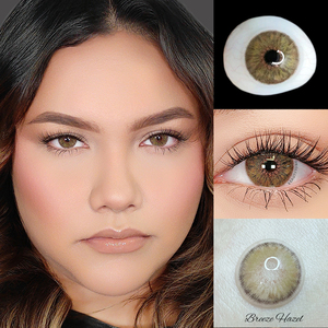 <span class=keywords><strong>Lentilles</strong></span> de contact colorées Urban Layer Breeze Hazel, <span class=keywords><strong>lentilles</strong></span> de contact cosmétiques naturelles marron à petite pupille, vente en gros - Product Image 4