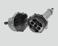 Petit moteur électrique pour roue arrière, différentes tailles d'essieu pour 4 roues, 250W, 7 pouces, 24V