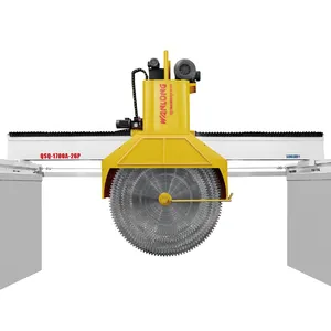 WANLONG Stone machinery QSQ-1700A-26p multi-blade bridge granite block cutter saw gantry stone cutting Machine quarry