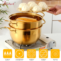 ODM/OEM Top-Seller Edelstahl 3-Lagen Lebensmittel-Dampfgarer Korbsuppentöpfe