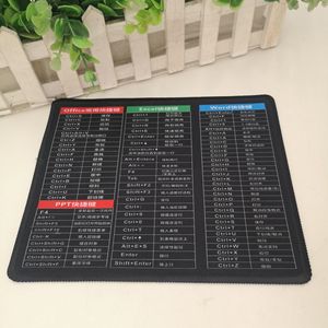 Sanxing <b>Office</b> Mouse Pad 210x180x1.5mm Fabric Rectangular With Keyboard Shortcut Guide For <b>Computer</b> Work - Product Image 1