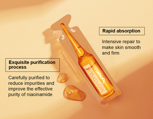 Nicotinamida dorada para el cuidado de la piel, juego de suero <span class=keywords><strong>Facial</strong></span> hidratante antiedad, coreano, blanqueador común, brillante, Etiqueta Privada