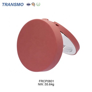 Boîtier de poudre pour le visage, aimant, vide, fond de teint pressé, OEM, boîtier compact rond magnétique avec miroir - Product Image 4