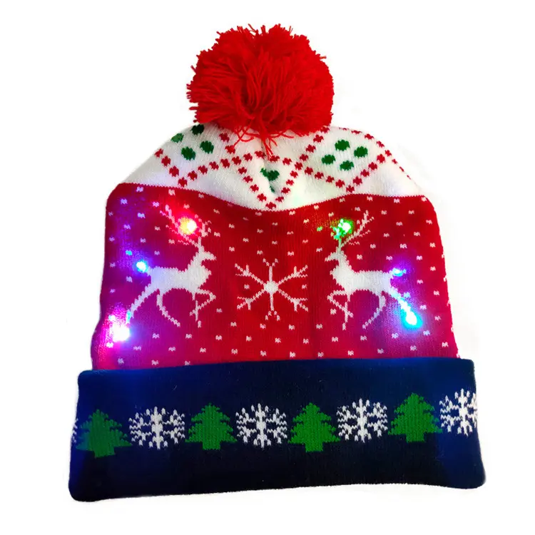 Hot Sale Winter Beanie Fashion Christmas Hat Keep Warm Party Ball Hip-hop Hat
